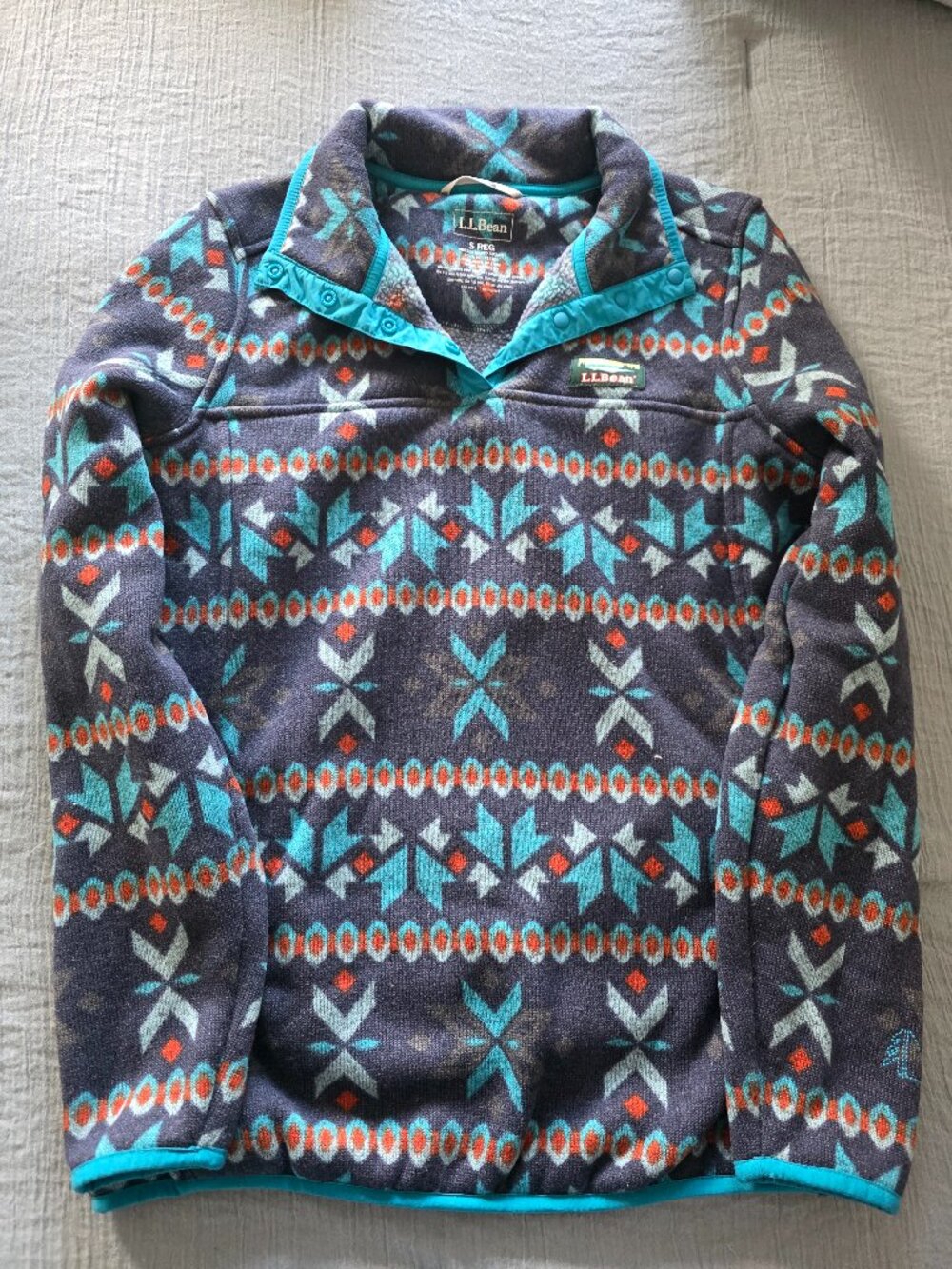 LL bean sweater fleece